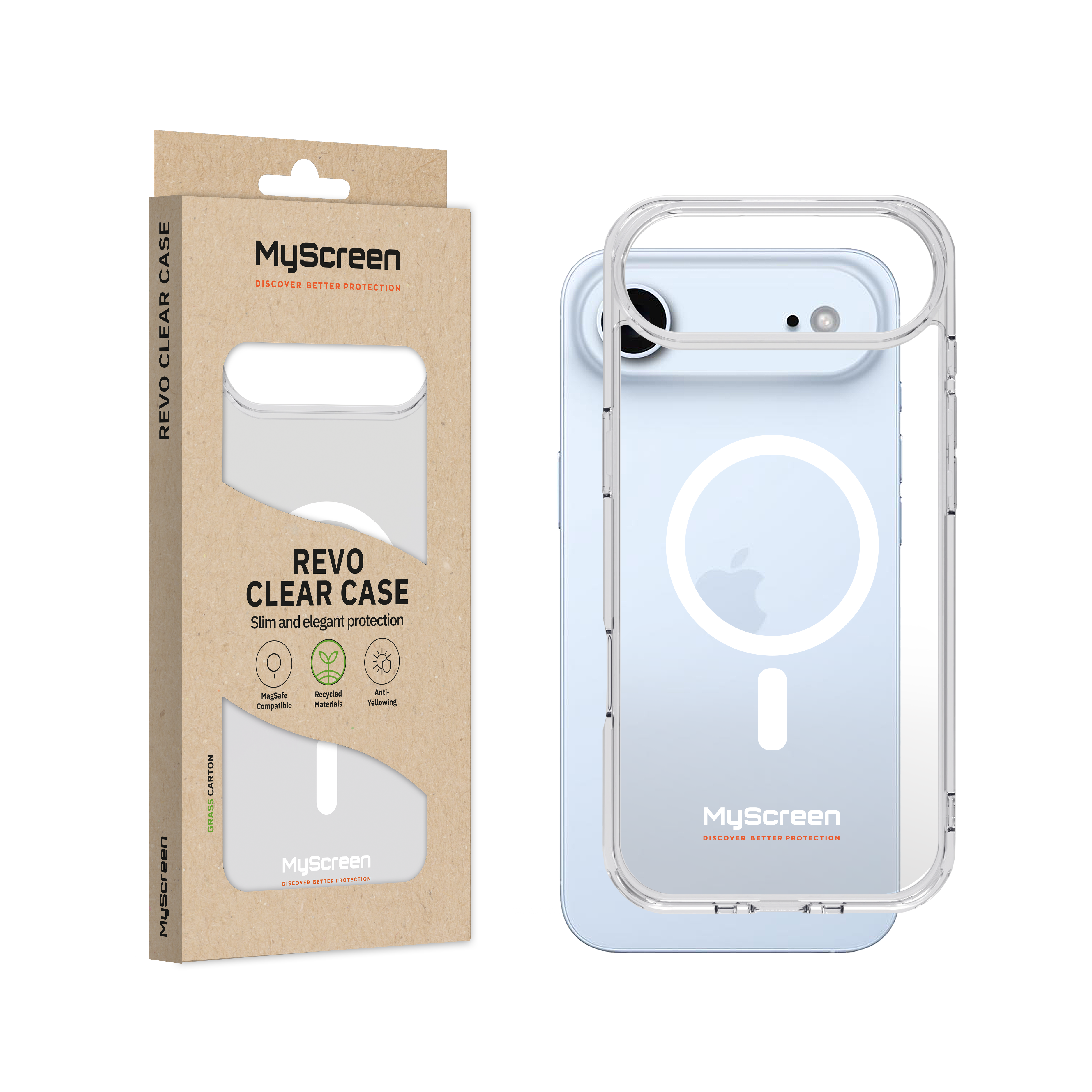 Apple iPhone 17 Air MyScreen REVO CLEAR CASE MagSafe