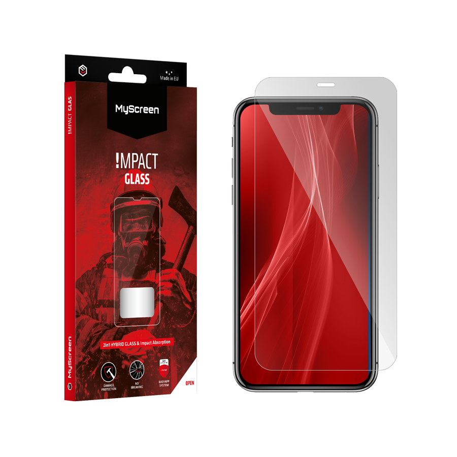 Szkło hybrydowe do iPhone X XS 11 Pro MyScreen IMPACT GLASS