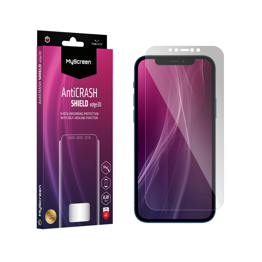 Folia ochronna do iPhone 12, 12 Pro 6.1 AntiCRASH SHIELD edge3D