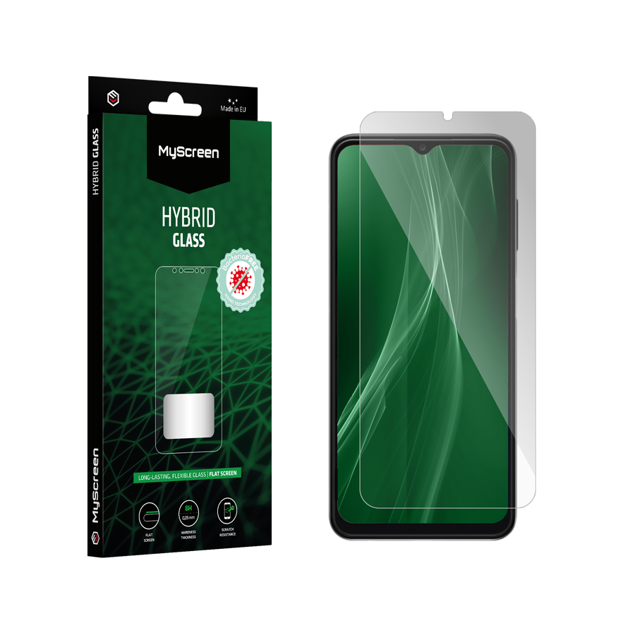 Szkło hybrydowe antybakteryjne do Xiaomi Redmi Note 10 5G MyScreen HYBRID GLASS BacteriaFREE