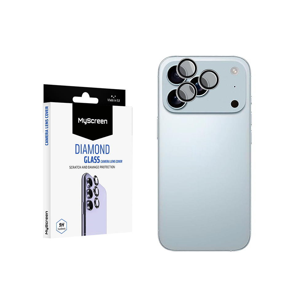 Szkło hartowane na aparat Apple iPhone 17 Pro Max 6.9" MyScreen DIAMOND GLASS CAMERA LENS COVER