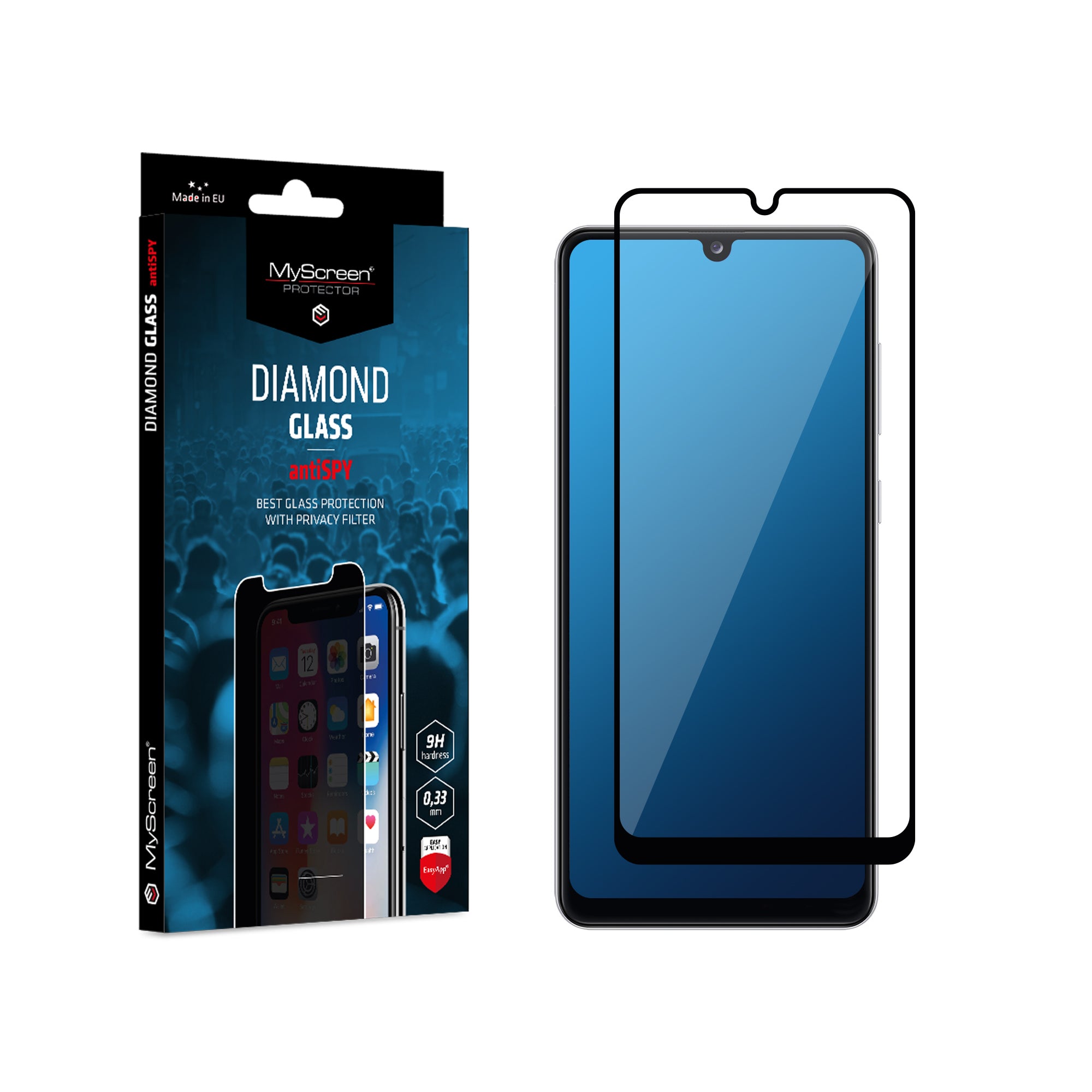 Szkło hartowane prywatyzujące do Samsung Galaxy A31, A32 4G MyScreen DIAMOND GLASS AntiSPY
