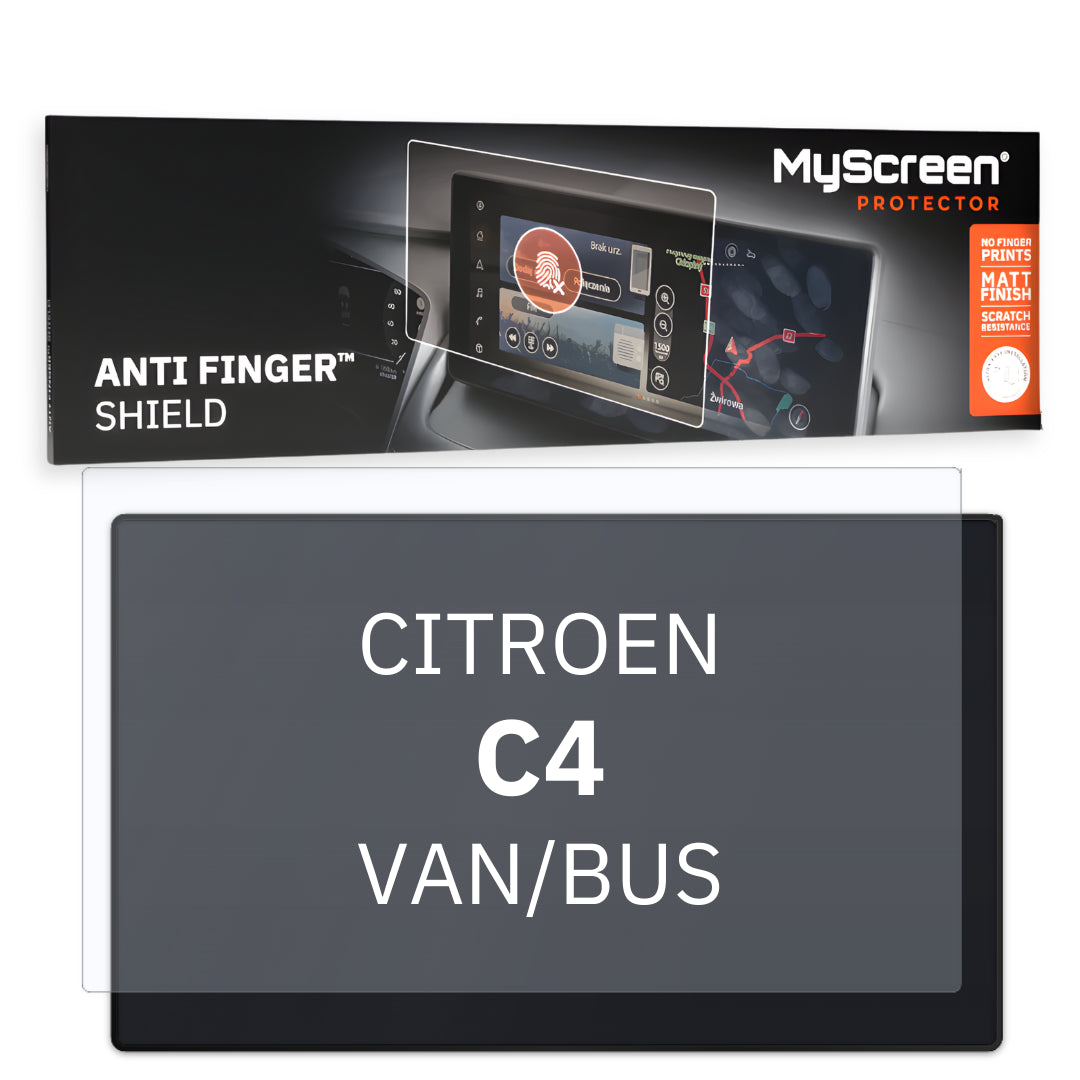 CITROEN C4 PICASSO VAN/BUS 2013 / 2016 FRONT CENTRE DASHBOARD 01 7" - Matowa folia antyodciskowa MyScreen ANTI FINGER SHIELD