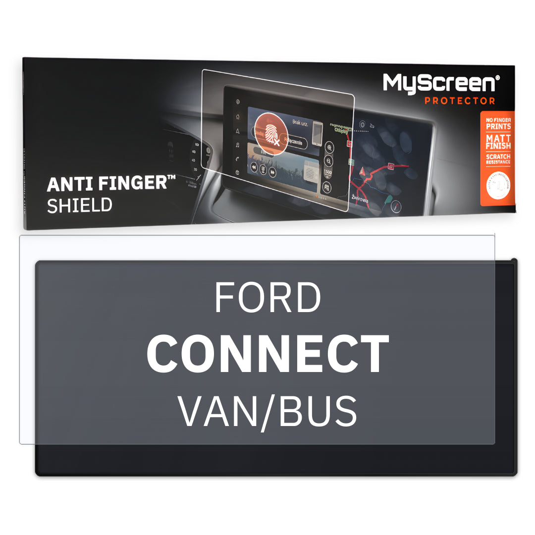 FORD CONNECT TOURNEO VAN/BUS 2021 / + FRONT CENTRE DASHBOARD 02 8,25" - Matowa folia antyodciskowa MyScreen ANTI FINGER SHIELD