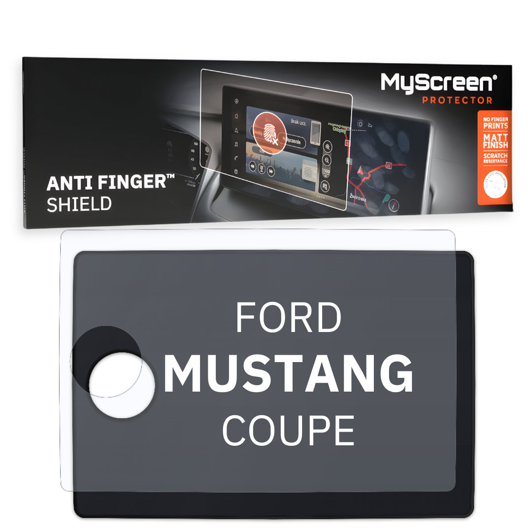 FORD MUSTANG MACH-E COUPE 2021 / + FRONT CENTRE DASHBOARD 01 15,5" - Matowa folia antyodciskowa MyScreen ANTI FINGER SHIELD