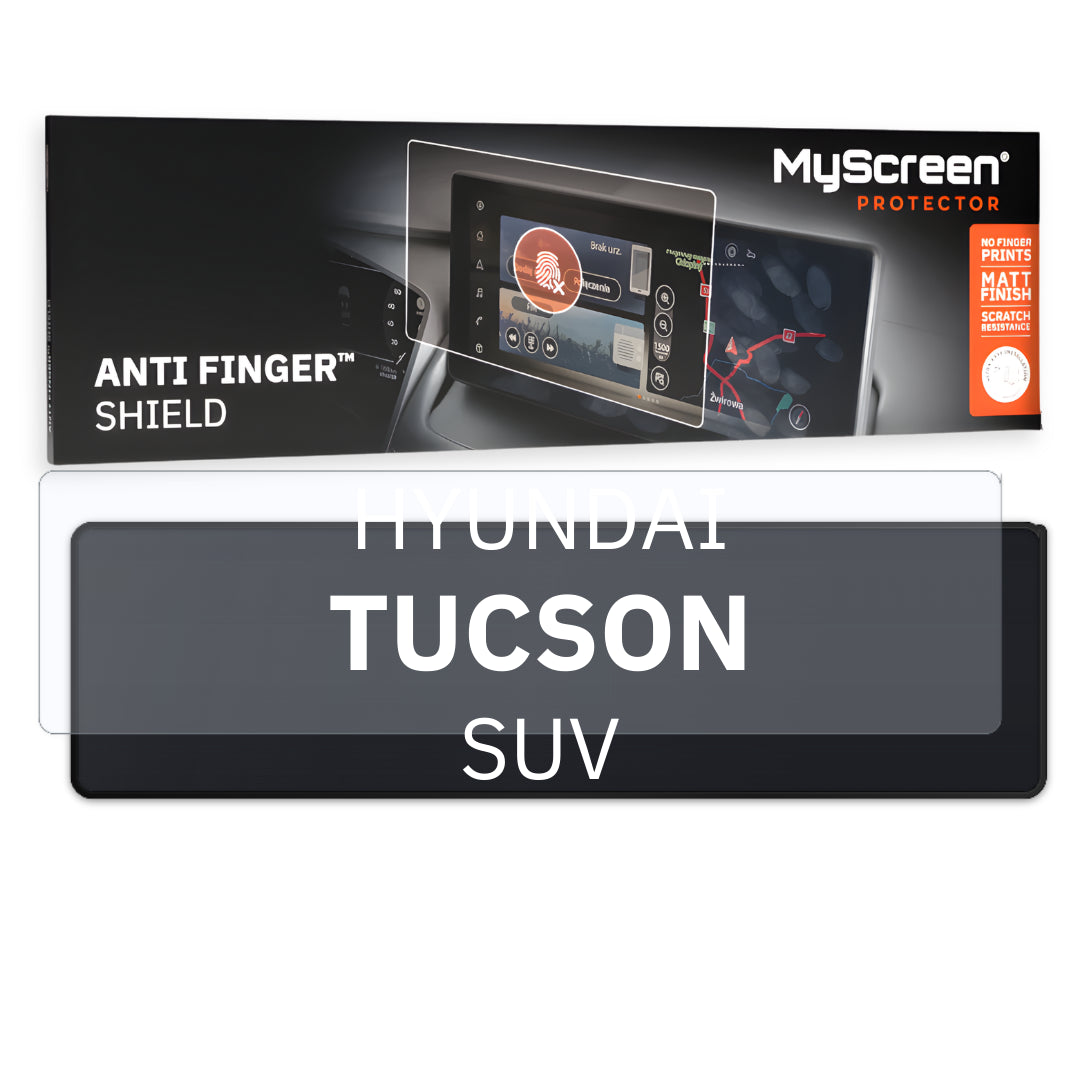 HYUNDAI TUCSON SUV 2020 / + FRONT CENTRE AIR CONTROL *  - Matowa folia antyodciskowa MyScreen ANTI FINGER SHIELD