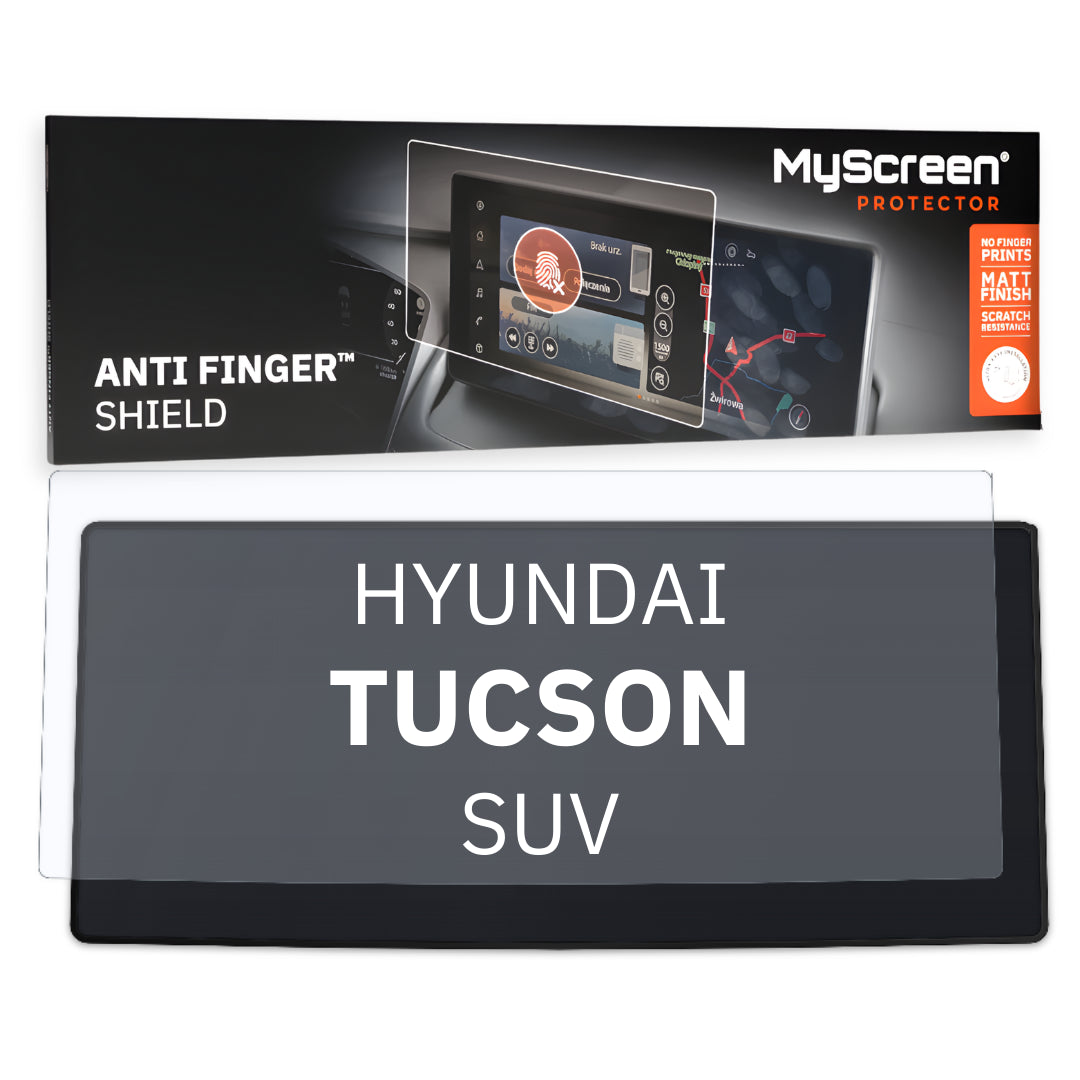 HYUNDAI TUCSON SUV 2020 / + FRONT LEFT SPEEDOMETER 10,25"  - Matowa folia antyodciskowa MyScreen ANTI FINGER SHIELD