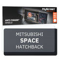 MITSUBISHI SPACE STAR HATCHBACK 2020 / + FRONT CENTRE DASHBOARD 01 * - Matowa folia antyodciskowa MyScreen ANTI FINGER SHIELD