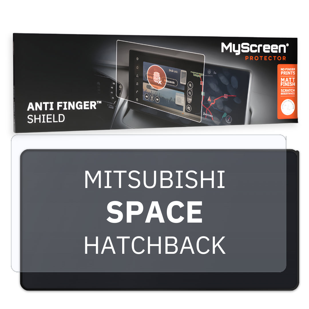 MITSUBISHI SPACE STAR HATCHBACK 2020 / + FRONT CENTRE DASHBOARD 01 * - Matowa folia antyodciskowa MyScreen ANTI FINGER SHIELD