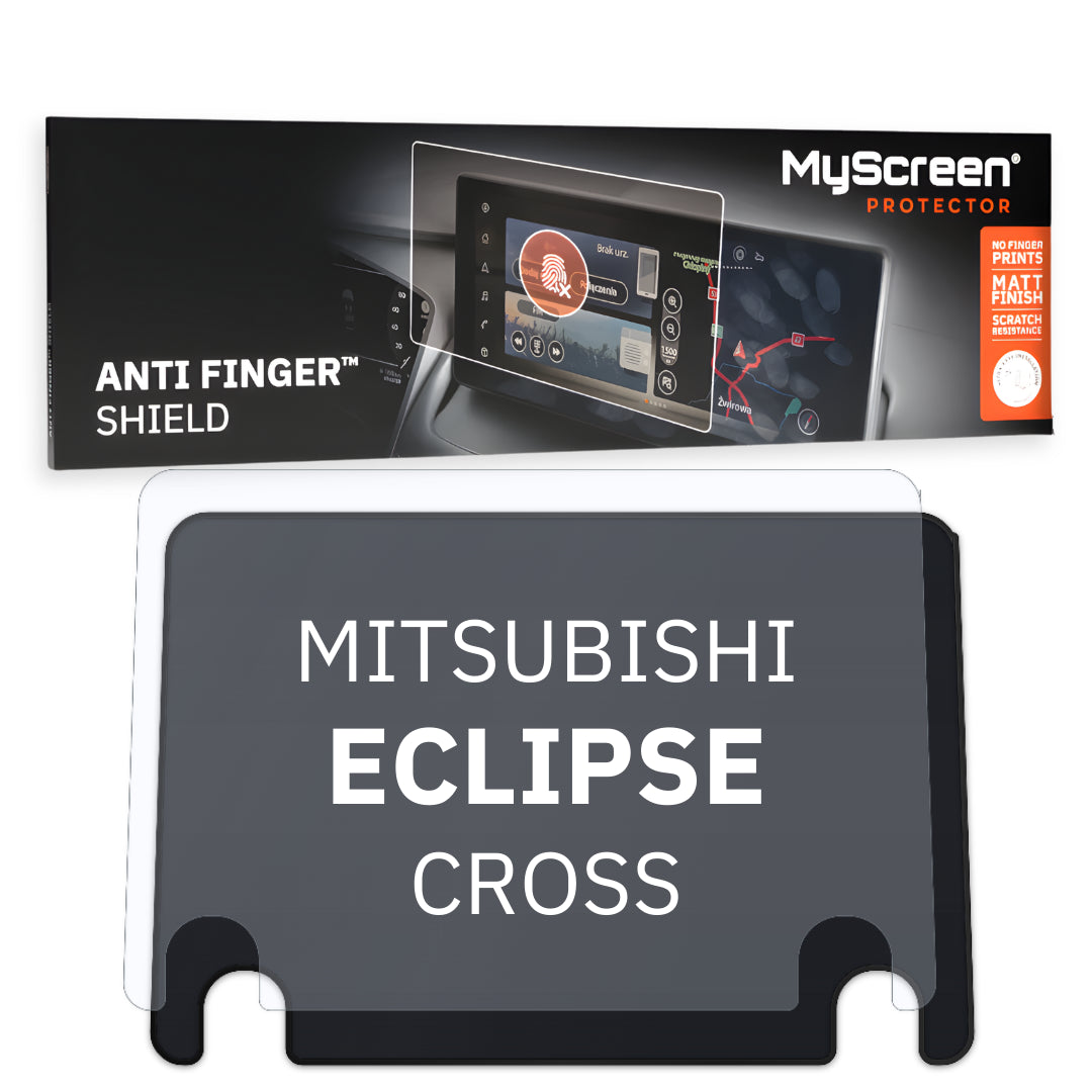 MITSUBISHI ECLIPSE CROSS SUV 2021 / + FRONT CENTRE DASHBOARD 01 8" - Matowa folia antyodciskowa MyScreen ANTI FINGER SHIELD