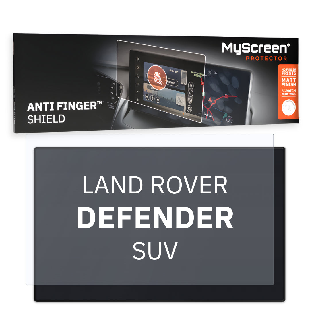 LAND ROVER DEFENDER SUV 2019 / 2023 FRONT CENTRE DASHBOARD 02 11,4" - Matowa folia antyodciskowa MyScreen ANTI FINGER SHIELD