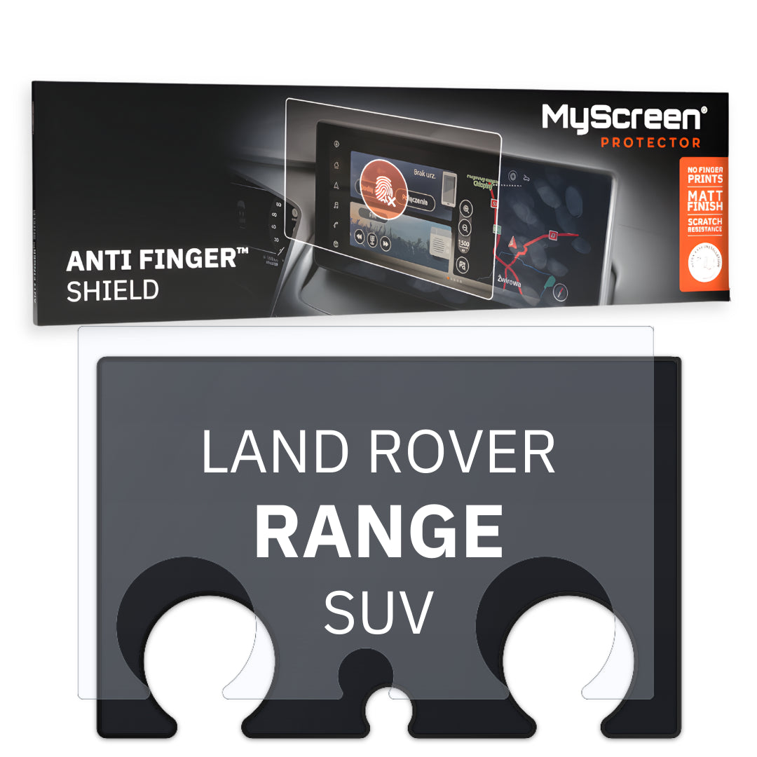 LAND ROVER RANGE ROVER EVOQUE SUV 2019 / 2023 FRONT CENTRE CONTROL PANEL 10"  - Matowa folia antyodciskowa MyScreen ANTI FINGER