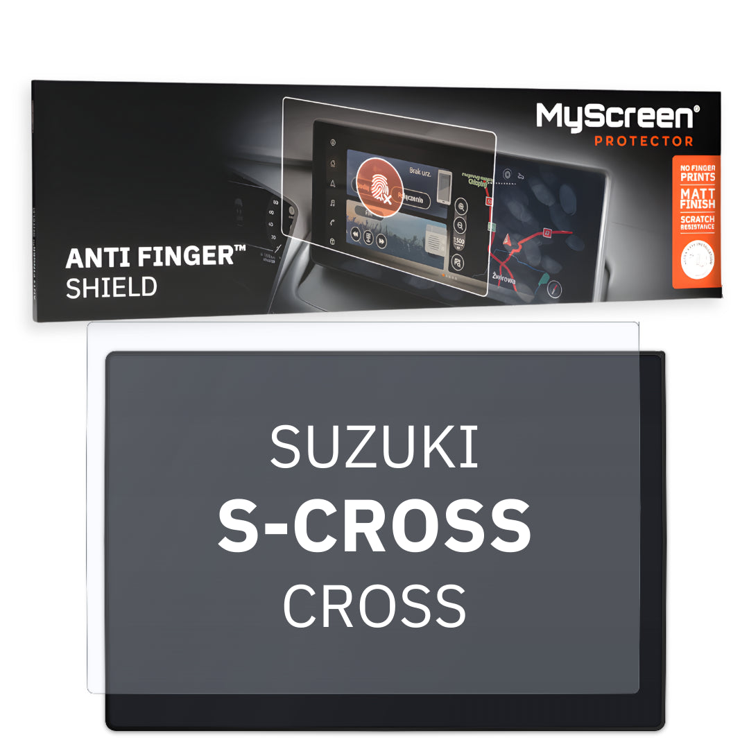 SUZUKI S-CROSS CROSS 2021 / + FRONT CENTRE DASHBOARD 02 9" - Matowa folia antyodciskowa MyScreen ANTI FINGER SHIELD