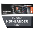 TOYOTA HIGHLANDER SUV 2020 / + FRONT CENTRE DASHBOARD 01 12,3" - Matowa folia antyodciskowa MyScreen ANTI FINGER SHIELD