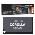 TOYOTA COROLLA SEDAN 2022 / + FRONT CENTRE DASHBOARD 01 8" - Matowa folia antyodciskowa MyScreen ANTI FINGER SHIELD