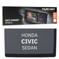 HONDA CIVIC SEDAN 2017 / 2019 FRONT CENTRE DASHBOARD 01 * - Matowa folia antyodciskowa MyScreen ANTI FINGER SHIELD