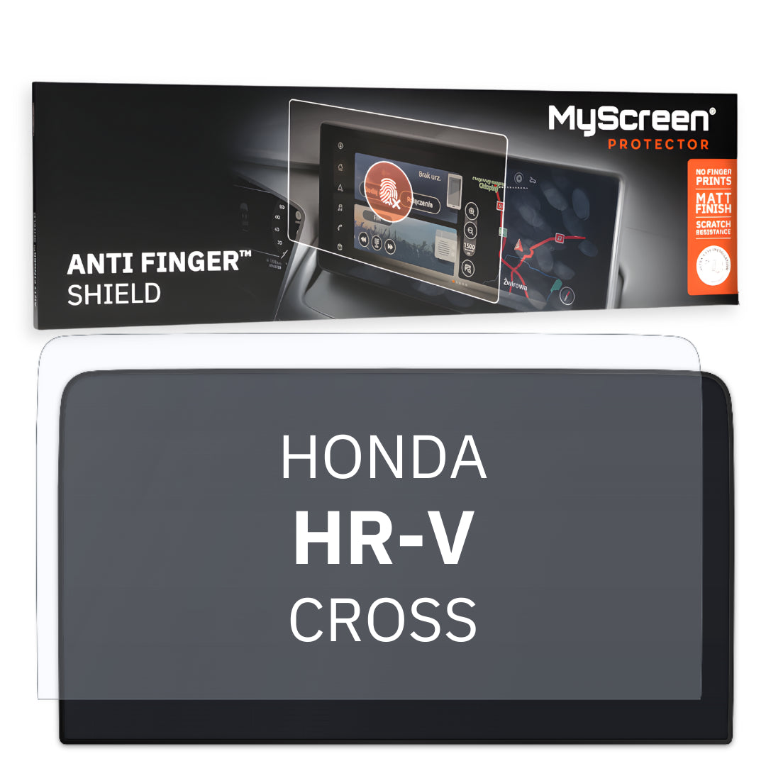 HONDA HR-V CROSS 2015 / 2018 FRONT CENTRE DASHBOARD 01 * - Matowa folia antyodciskowa MyScreen ANTI FINGER SHIELD