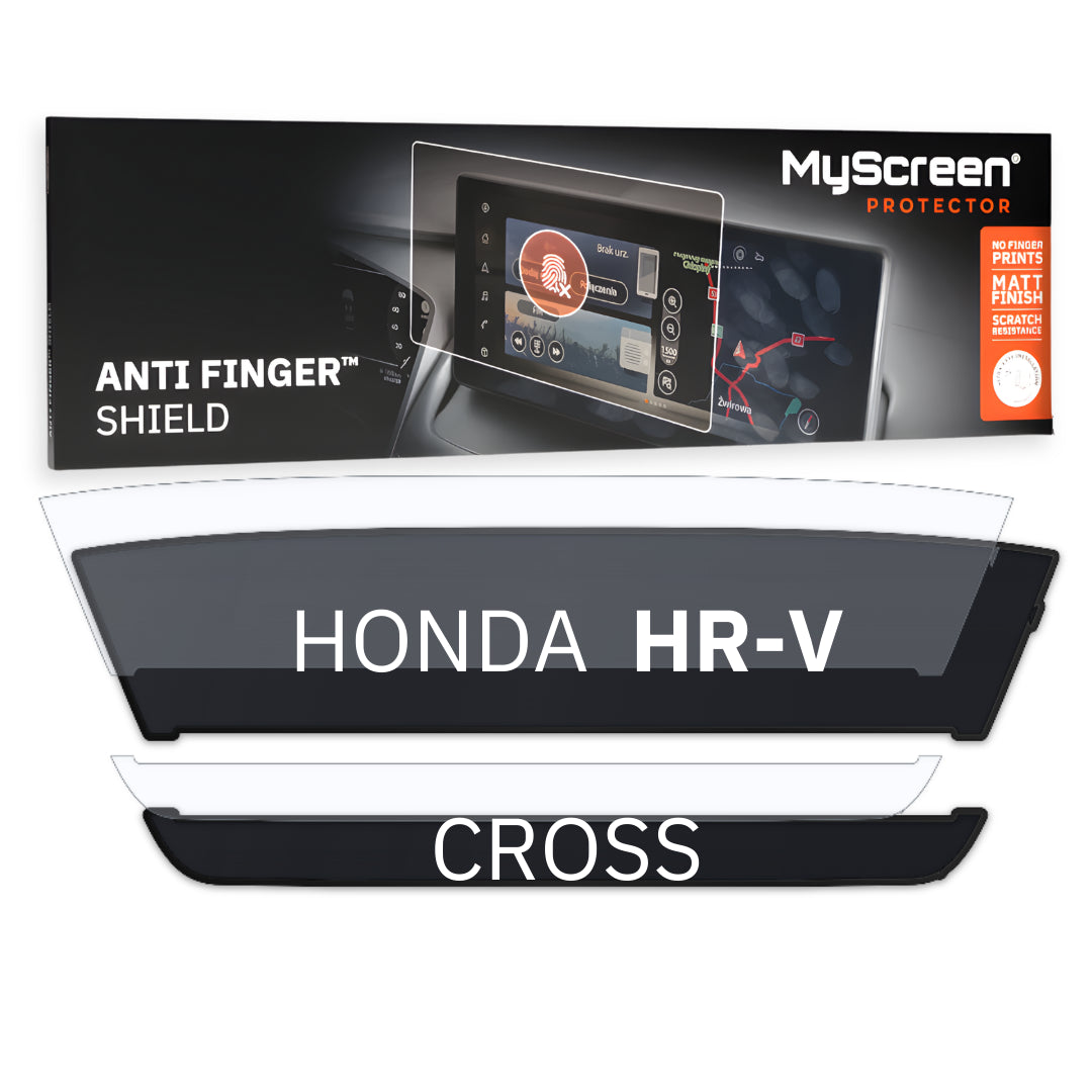 HONDA HR-V CROSS 2015 / 2018 FRONT CENTRE AIR CONTROL *  - Matowa folia antyodciskowa MyScreen ANTI FINGER SHIELD