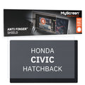 HONDA CIVIC HATCHBACK 2015 / 2017 FRONT CENTRE DASHBOARD 01 * - Matowa folia antyodciskowa MyScreen ANTI FINGER SHIELD
