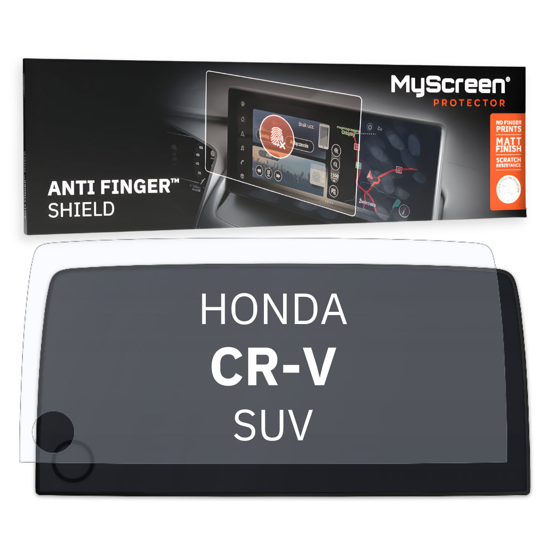 HONDA CR-V SUV 2018 / 2022 FRONT CENTRE DASHBOARD 01 7" - Matowa folia antyodciskowa MyScreen ANTI FINGER SHIELD