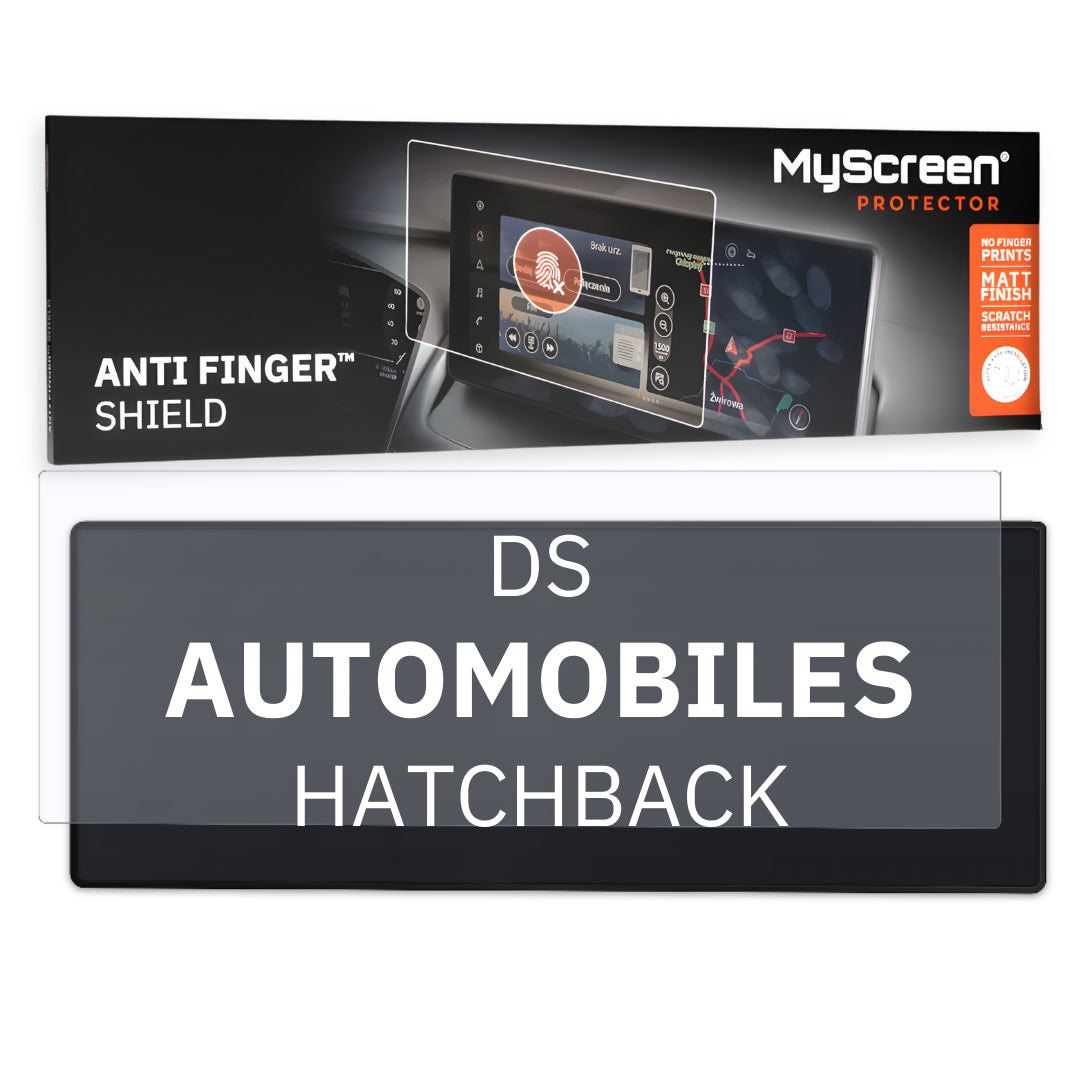 DS AUTOMOBILES DS4 HATCHBACK 2021 / + FRONT CENTRE DASHBOARD 01 10" - Matowa folia antyodciskowa MyScreen ANTI FINGER SHIELD