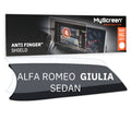 ALFA ROMEO GIULIA SEDAN 2020 / 2023 FRONT CENTRE DASHBOARD 01 8,8" - Matowa folia antyodciskowa MyScreen ANTI FINGER SHIELD