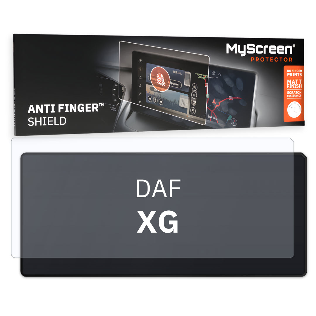 DAF XG TIR 2021 / + FRONT RIGHT MIRROR * - Matowa folia antyodciskowa MyScreen ANTI FINGER SHIELD
