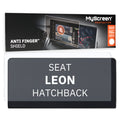 SEAT LEON HATCHBACK 2020 / + FRONT CENTRE DASHBOARD 01 8,25" - Matowa folia antyodciskowa MyScreen ANTI FINGER SHIELD