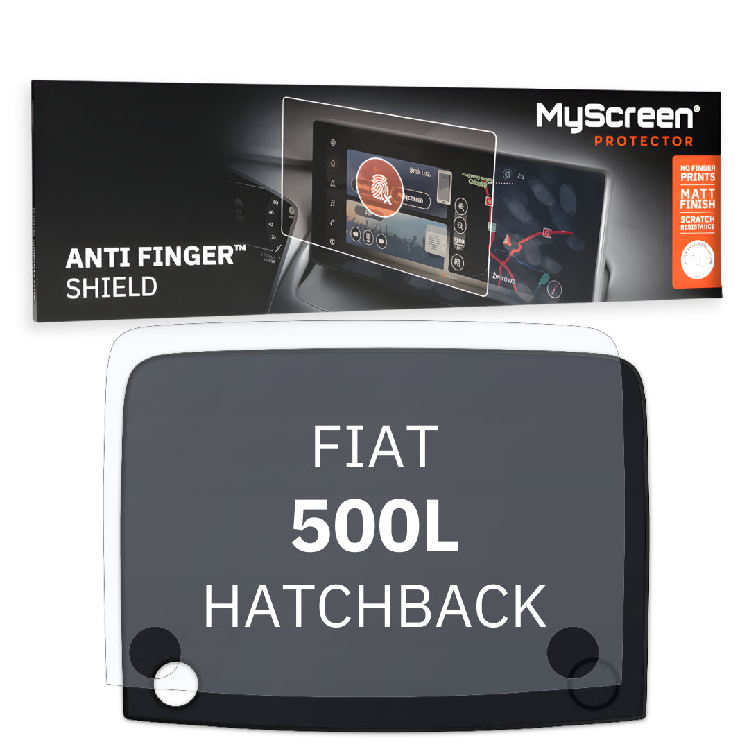 FIAT 500L HATCHBACK 2017 / 2022 FRONT CENTRE DASHBOARD 01 * - Matowa folia antyodciskowa MyScreen ANTI FINGER SHIELD
