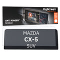 MAZDA CX-5 SUV 2021/+ FRONT CENTRE DASHBOARD 01 10,25" - Matowa folia antyodciskowa MyScreen ANTI FINGER SHIELD