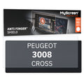 PEUGEOT 3008 CROSS 2020 / + FRONT CENTRE DASHBOARD 01 10" - Matowa folia antyodciskowa MyScreen ANTI FINGER SHIELD