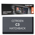 CITROEN C3 HATCHBACK 2016 / 2020 FRONT CENTRE DASHBOARD 01 7" - Matowa folia antyodciskowa MyScreen ANTI FINGER SHIELD