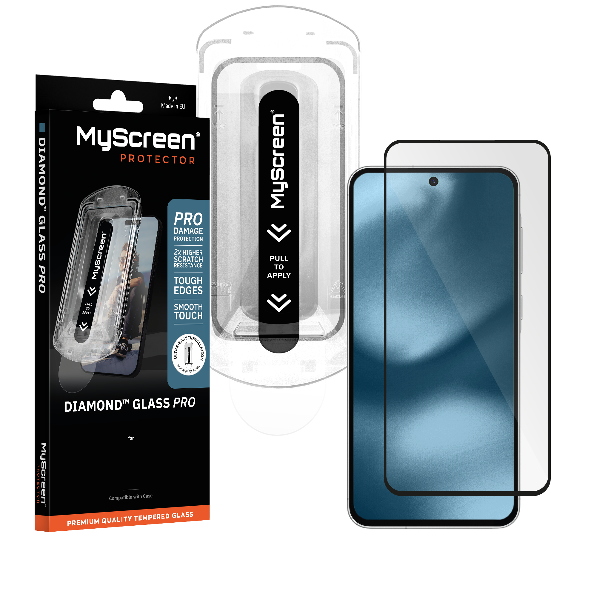 Szkło hartowane do Samsung Galaxy S24+ MyScreen DIAMOND GLASS PRO FIT FRAME
