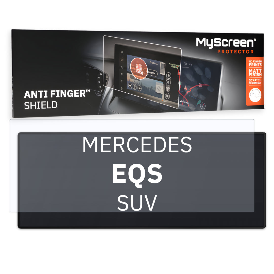 MERCEDES EQS SUV 2022 / + FRONT RIGHT CONTROL PANEL *  - Matowa folia antyodciskowa MyScreen ANTI FINGER SHIELD