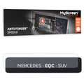 MERCEDES EQC SUV 2019 / + FRONT CENTRE DASHBOARD 01 * - Matowa folia antyodciskowa MyScreen ANTI FINGER SHIELD