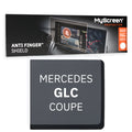 MERCEDES GLC COUPE 2023 / + FRONT CENTRE DASHBOARD 02 * - Matowa folia antyodciskowa MyScreen ANTI FINGER SHIELD