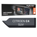CITROEN C4 SUV 2020 / + FRONT CENTRE DASHBOARD 01 10" - Matowa folia antyodciskowa MyScreen ANTI FINGER SHIELD