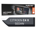 CITROEN C4 X SEDAN 2023 / + FRONT CENTRE DASHBOARD 01 * - Matowa folia antyodciskowa MyScreen ANTI FINGER SHIELD