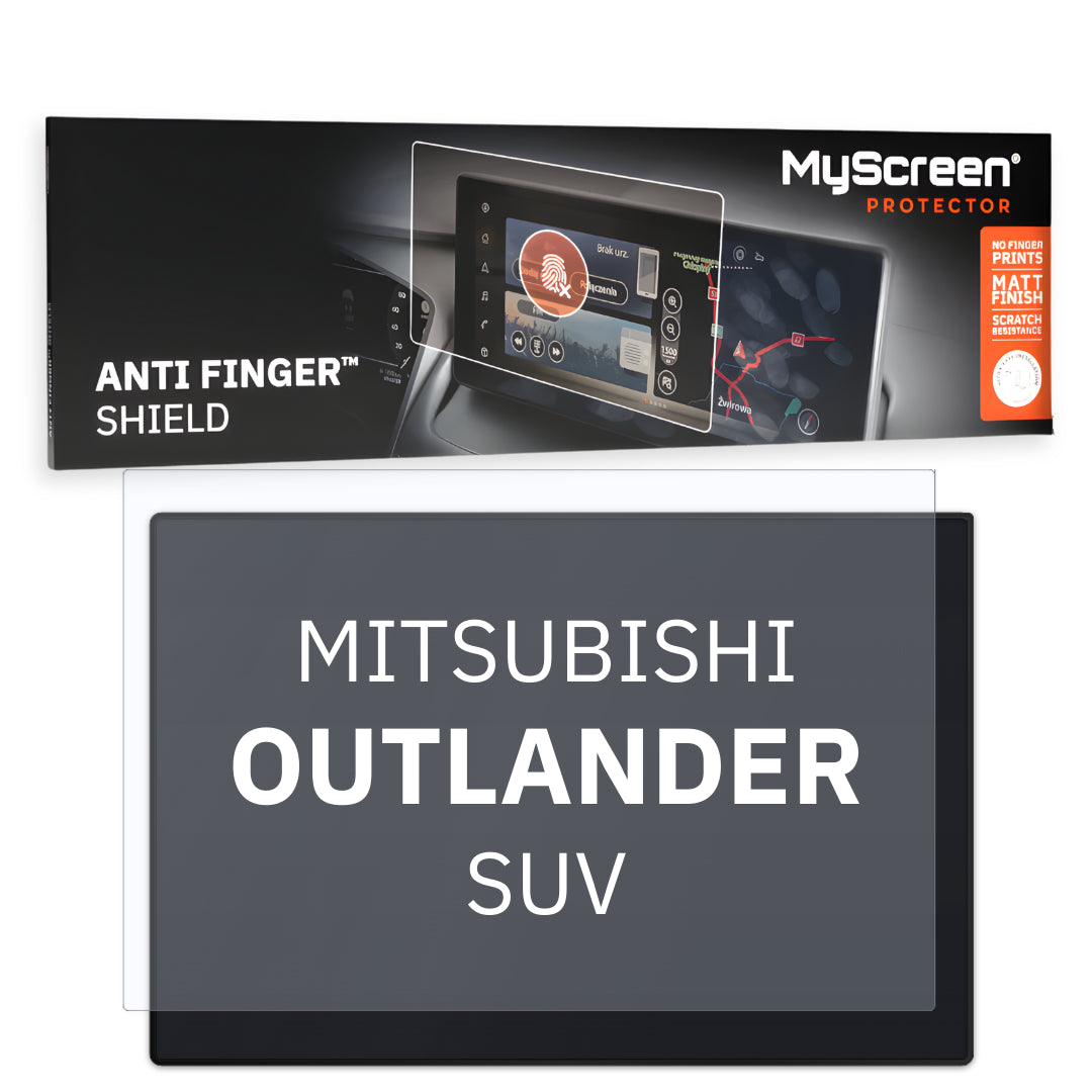 MITSUBISHI OUTLANDER SUV 2020 / 2022 FRONT CENTRE DASHBOARD 01 * - Matowa folia antyodciskowa MyScreen ANTI FINGER SHIELD