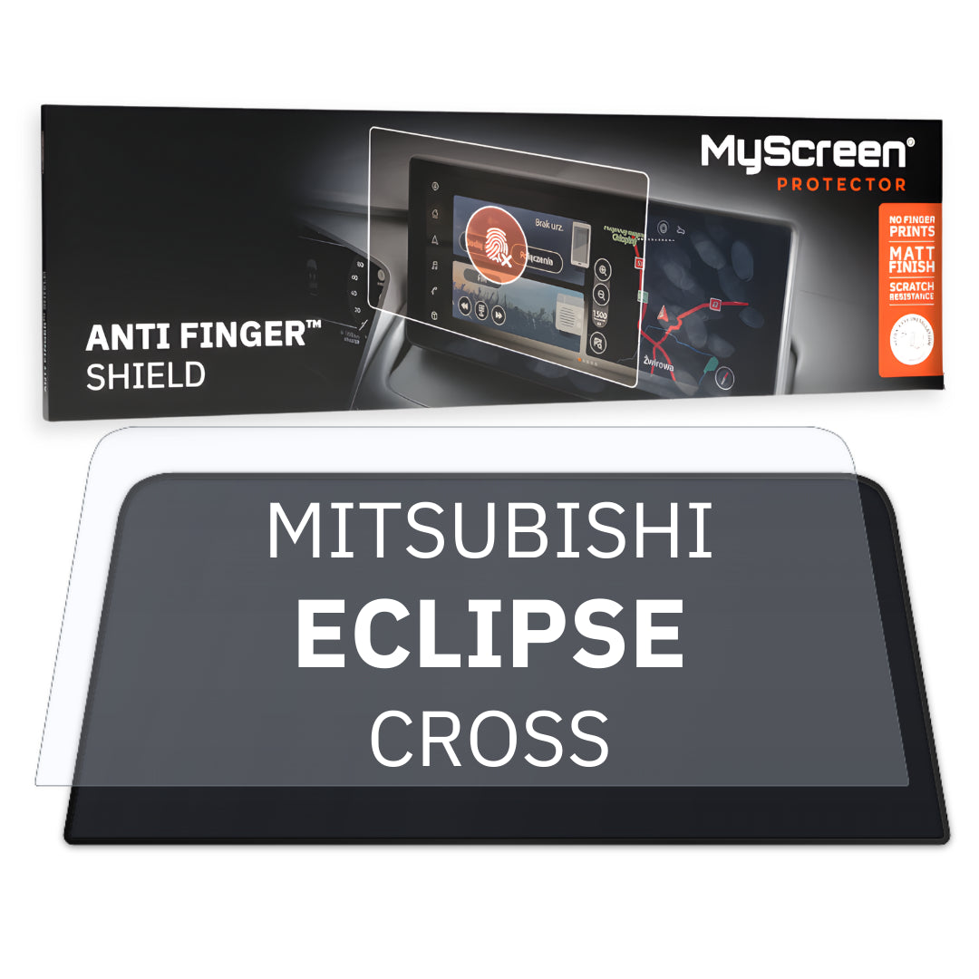 MITSUBISHI ECLIPSE CROSS SUV 2017 / 2021 FRONT CENTRE DASHBOARD 01 * - Matowa folia antyodciskowa MyScreen ANTI FINGER SHIELD