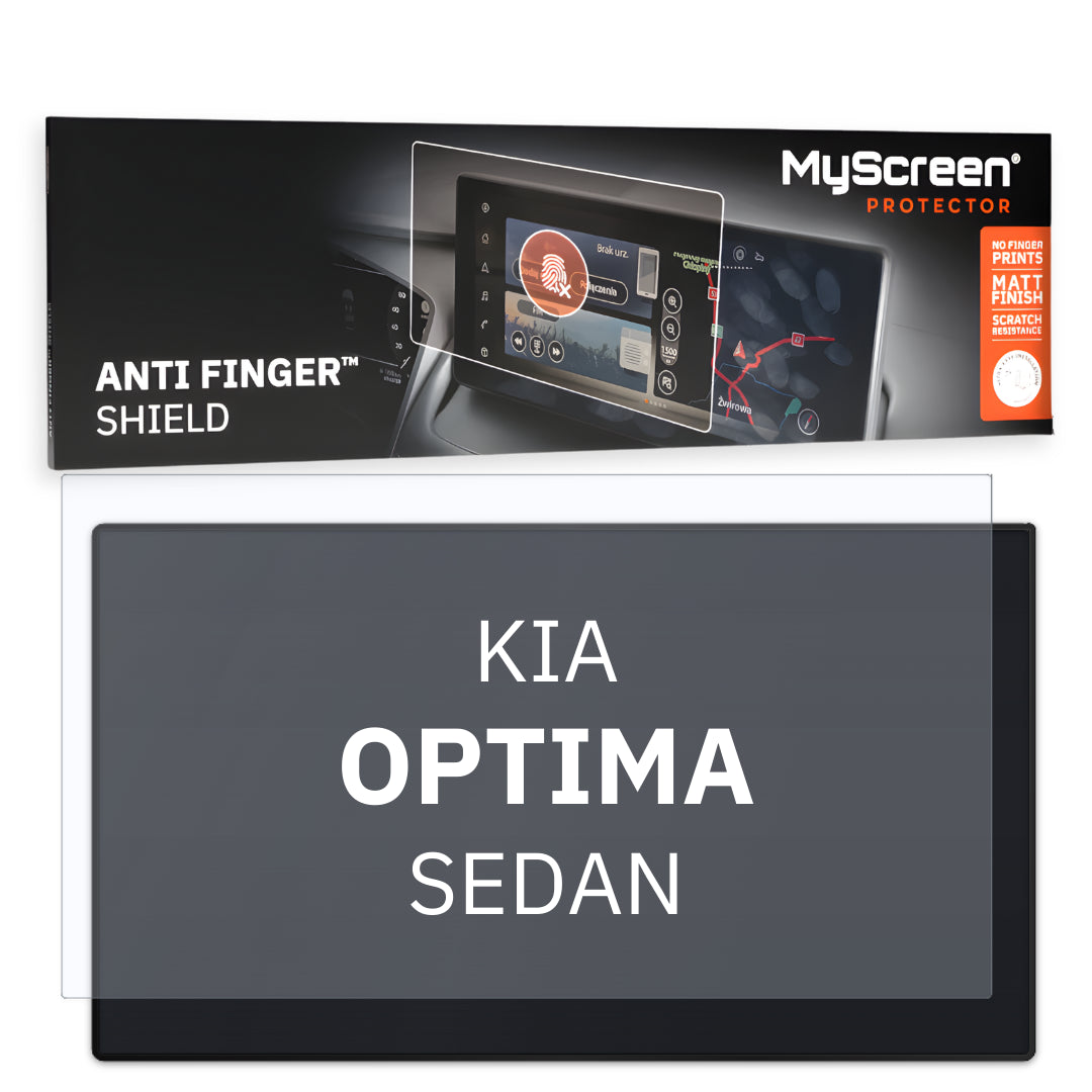 KIA OPTIMA SEDAN 2015 / 2018 FRONT CENTRE DASHBOARD 01 * - Matowa folia antyodciskowa MyScreen ANTI FINGER SHIELD