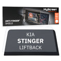 KIA STINGER LIFTBACK 2017 / 2020 FRONT CENTRE DASHBOARD 01 * - Matowa folia antyodciskowa MyScreen ANTI FINGER SHIELD
