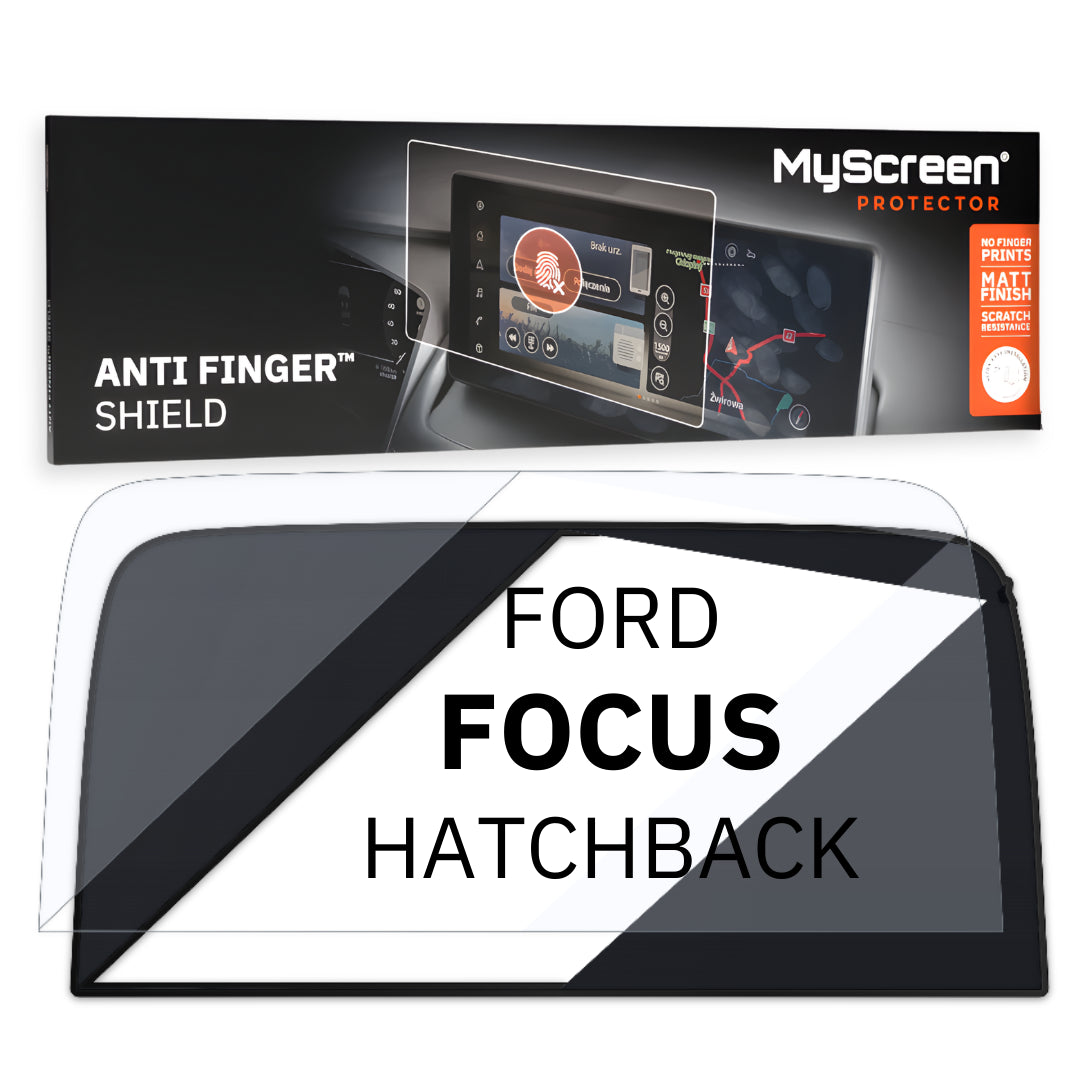 FORD FOCUS HATCHBACK 2018 / 2021 FRONT CENTRE DASHBOARD 01 8"  - Matowa folia antyodciskowa MyScreen ANTI FINGER SHIELD