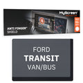 FORD TRANSIT VAN 350 L4 VAN/BUS 2023 / + FRONT CENTRE DASHBOARD 01 *  - Matowa folia antyodciskowa MyScreen ANTI FINGER SHIELD