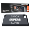SKODA SUPERB KOMBI 2019 / + FRONT CENTRE DASHBOARD 01 8" - Matowa folia antyodciskowa MyScreen ANTI FINGER SHIELD