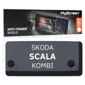 SKODA SCALA KOMBI 2019 / + FRONT CENTRE DASHBOARD 01 9,2" - Matowa folia antyodciskowa MyScreen ANTI FINGER SHIELD