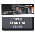 HYUNDAI ELANTRA SEDAN 2014 / 2015 FRONT CENTRE DASHBOARD 01 * - Matowa folia antyodciskowa MyScreen ANTI FINGER SHIELD