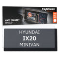 HYUNDAI ix20 MINIVAN 2010 / 2015 FRONT CENTRE DASHBOARD 01 * - Matowa folia antyodciskowa MyScreen ANTI FINGER SHIELD