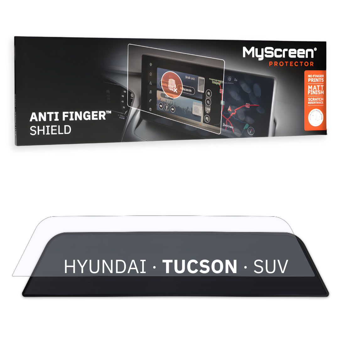 HYUNDAI TUCSON SUV 2015 / 2018 FRONT CENTRE AIR CONTROL *  - Matowa folia antyodciskowa MyScreen ANTI FINGER SHIELD