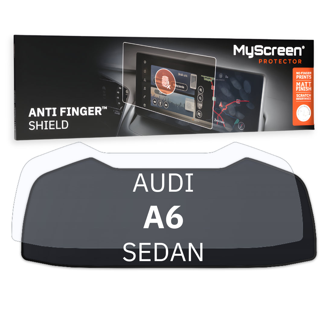 AUDI A6 SEDAN 2018 / 2024 FRONT LEFT SPEEDOMETER 12,3"  - Matowa folia antyodciskowa MyScreen ANTI FINGER SHIELD